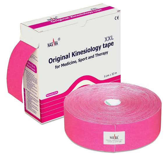 Nasara Kinesiology Tape XXL 5cmx32m - pink