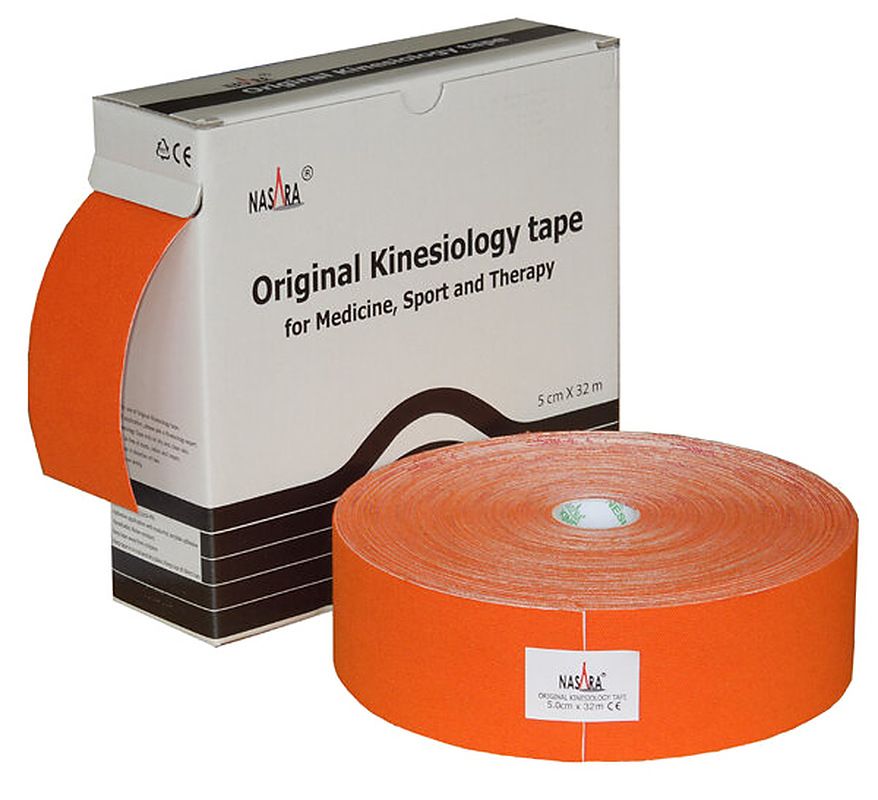 Nasara Kinesiology Tape XXL 5cmx32m - orange