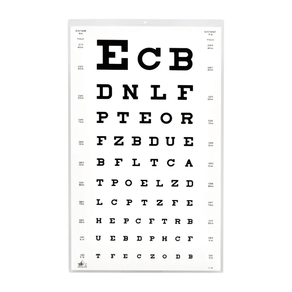 Oculus Sehtest - Buchstaben