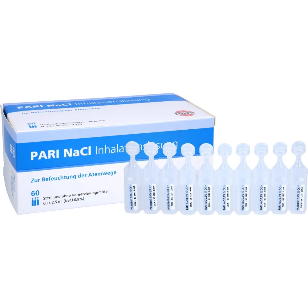 PARI NaCL Inhalationslösung - 20 Ampullen