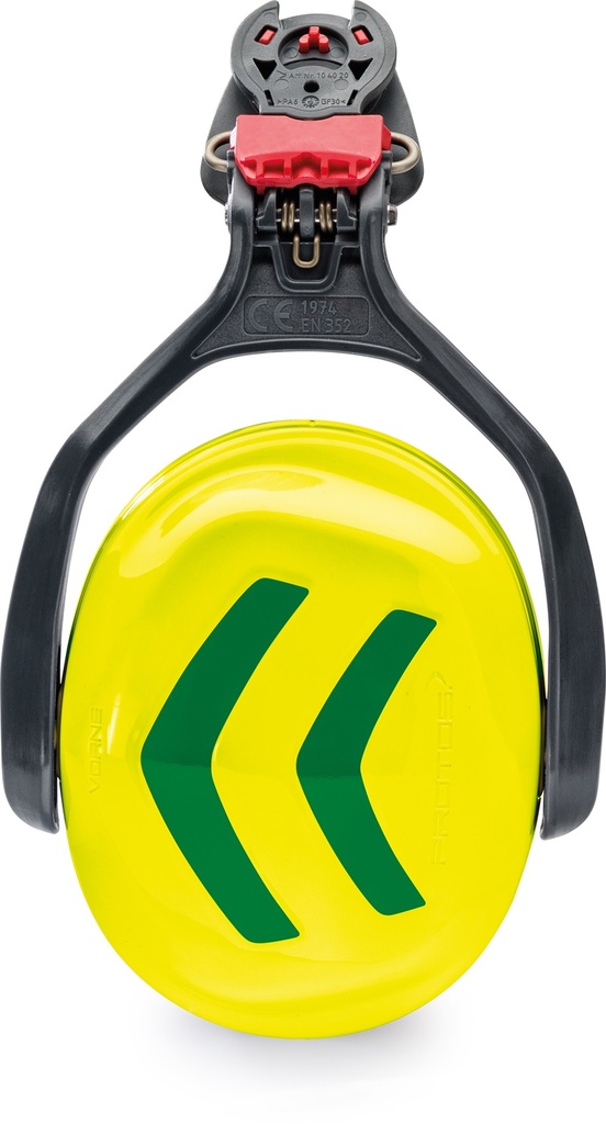 Protos Gehörschutz mit Bügel - gelb/grün