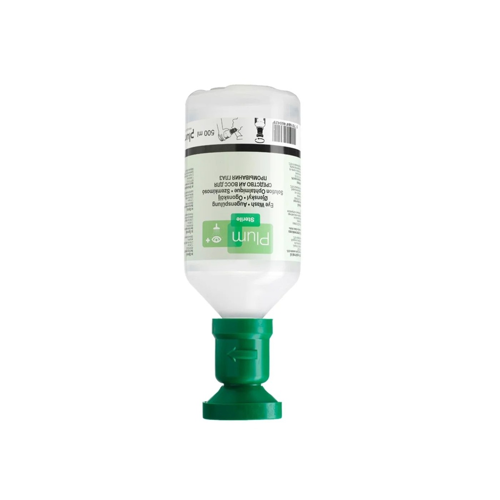 Plum Augenspülflasche NaCl 0.9% 500ml