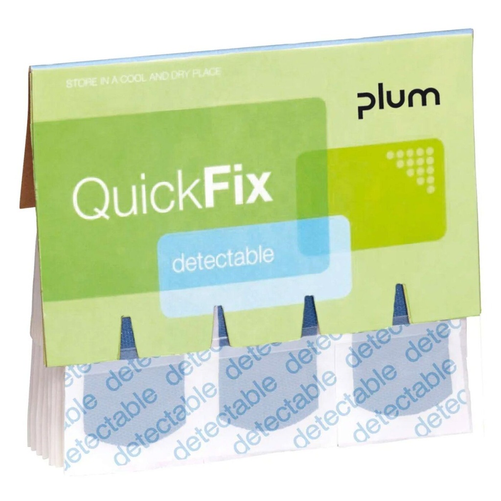 Plum Quickfix Nachfüllpack, 45 Pflasterstrips detectable