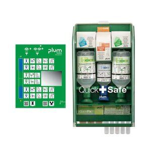 Plum Quicksafe Complete Erste-Hilfe Station, gefüllt, grün