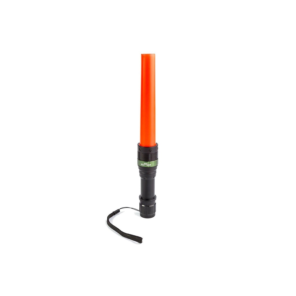 LED Leuchtstab Verkehrsregelung, orange, Taschenlampe