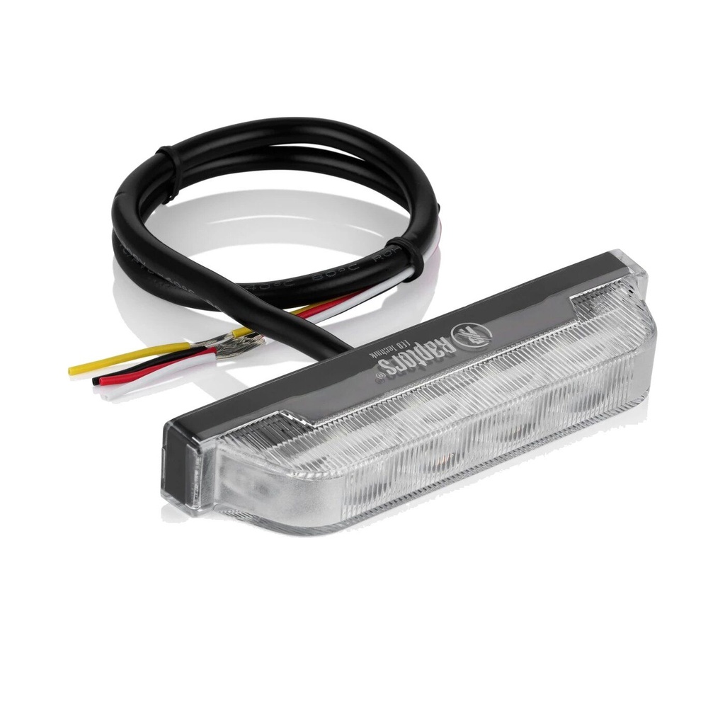Frontblitzer Slim - ECE R65 Zulassung - blau - 6 LED