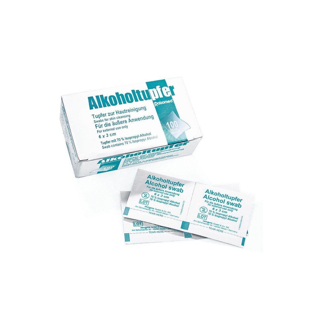 Alkoholtupfer 100Stk