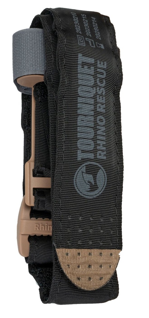 Rhino Rescue Tourniquet mit Kunststoff Knebel, schwarz