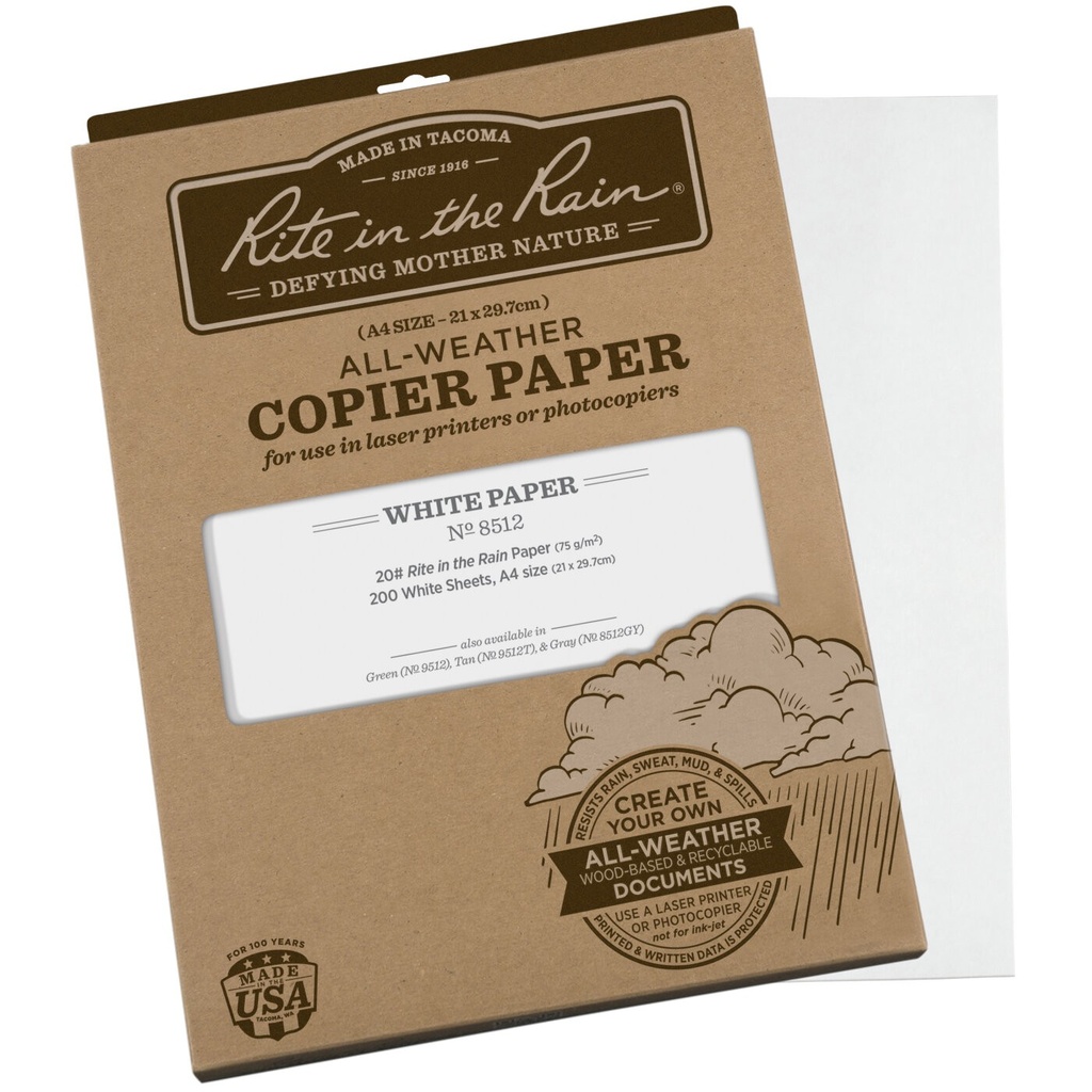 Rite in the Rain Kopierpapier 200Blätter 75g/m2 - weiss - A4