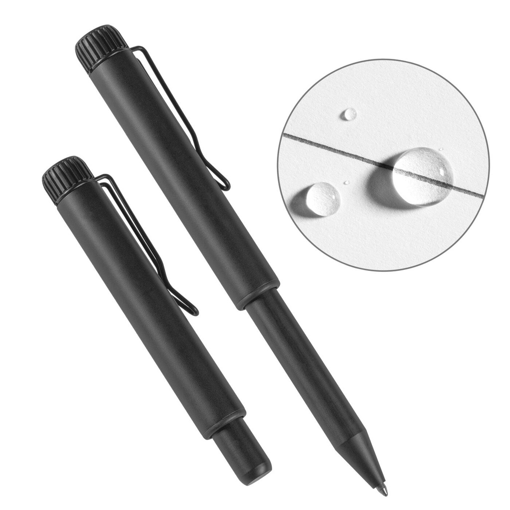 Rite in the Rain Allwetterstift Pocket Clip Metall schwarze Tinte