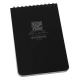 Rite in the Rain Notizbuch Top-Spiral 10,15x15,2cm - schwarz