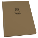 Rite in the Rain Gebundenes Buch Fabrikoid-Cover 21.6x27.9cm - tan