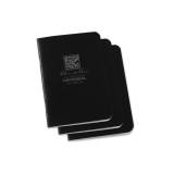 Rite in the Rain Notizbuch Geheftet 8,25x11,75cm 3er Pack - schwarz