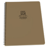 Rite in the Rain Notizbuch Side-Spiral LG - tan