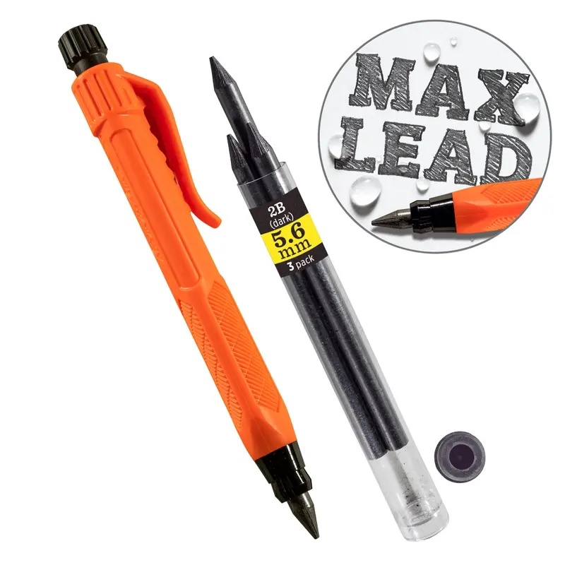 Rite in the Rain Bleistift mit Halter dunkle Mine - orange