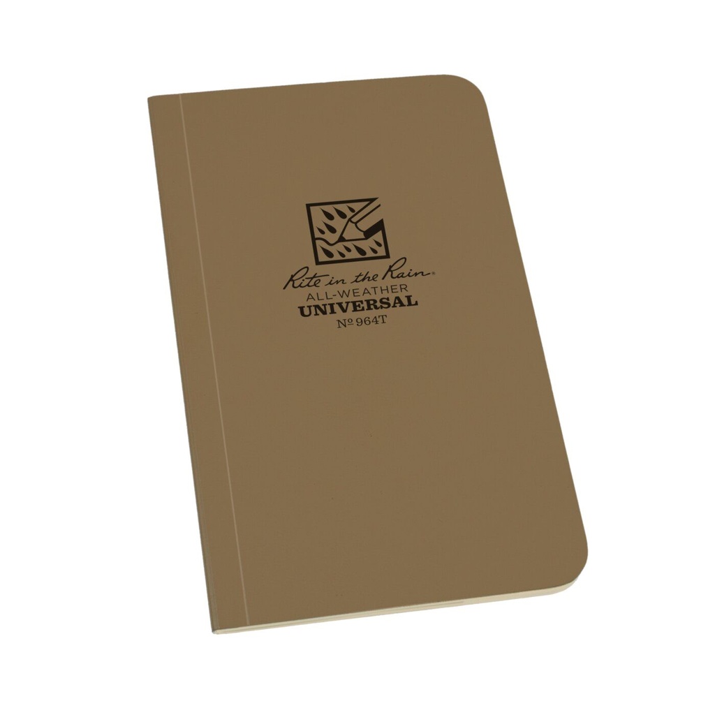 Rite in the Rain Notizbuch Field Flex Side-Gebunden Memo 7,95x15,25cm - tan