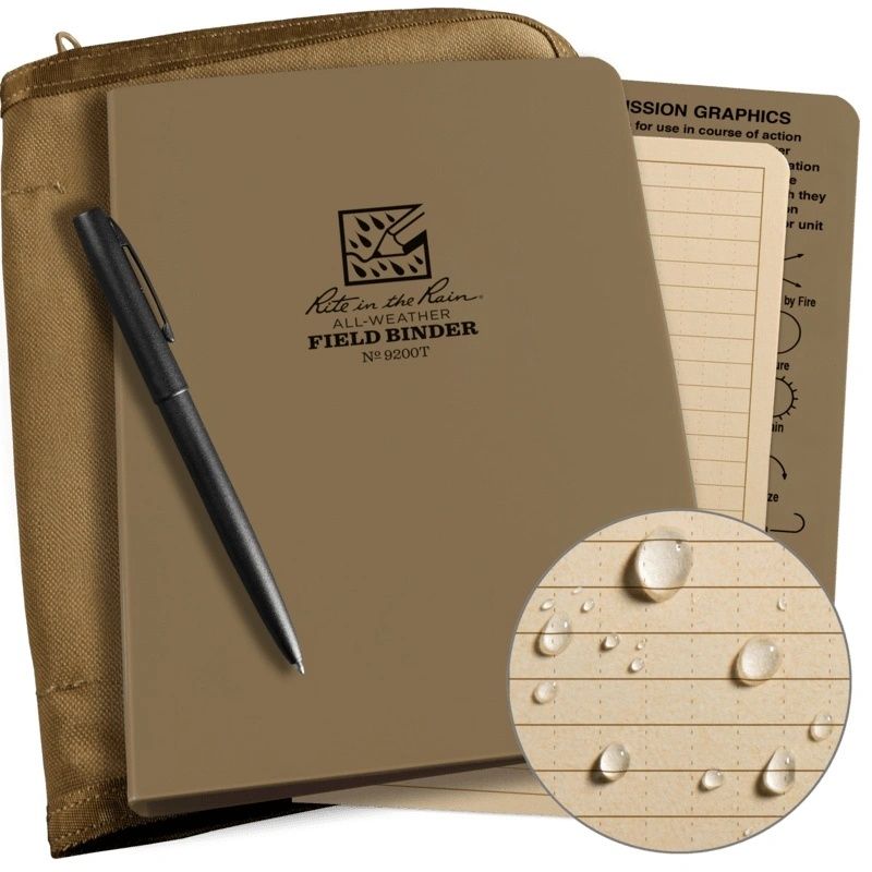 Rite in the Rain Set-Ringbindung tan / tan Cover
