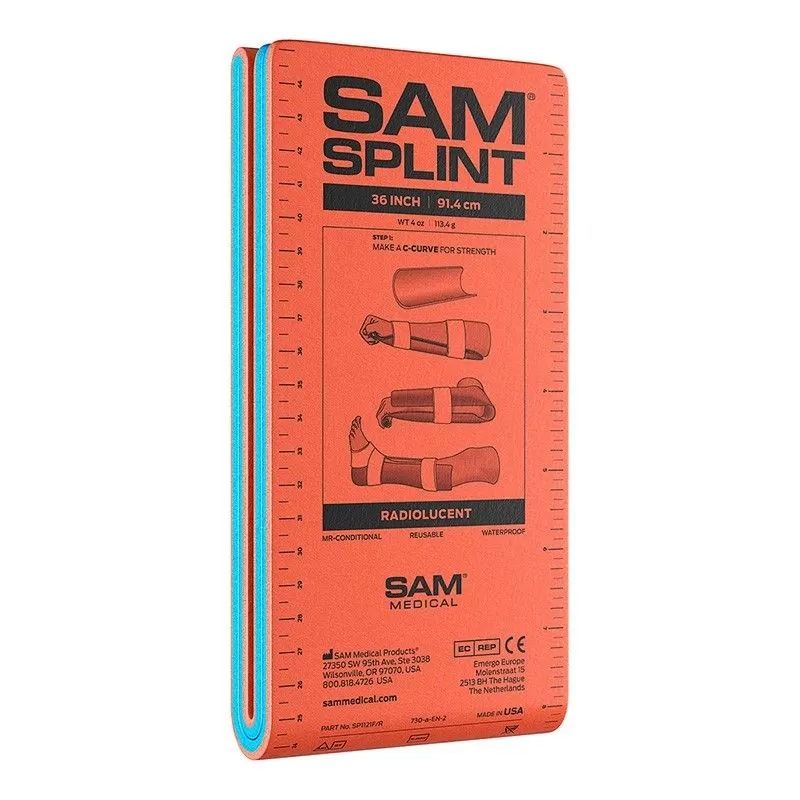 Sam Splint XL 14x91.4cm, Universalschiene gefaltet
