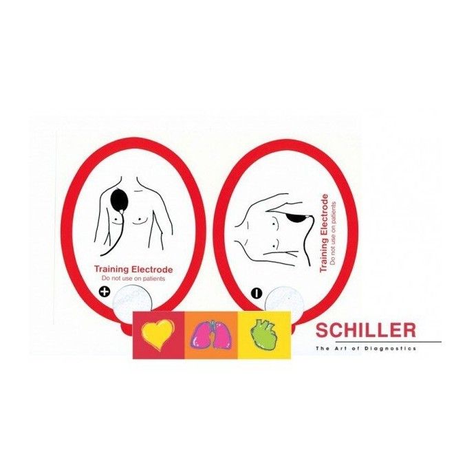 Schiller FRED easy Trainingselektroden, 5 Paar