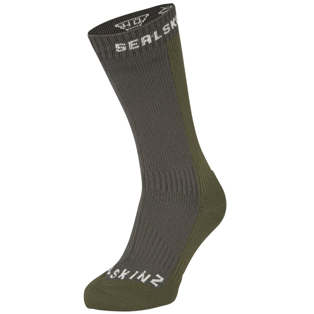SealSkinz Starston - wasserdichte Socken für kaltes Wetter - oliv - L