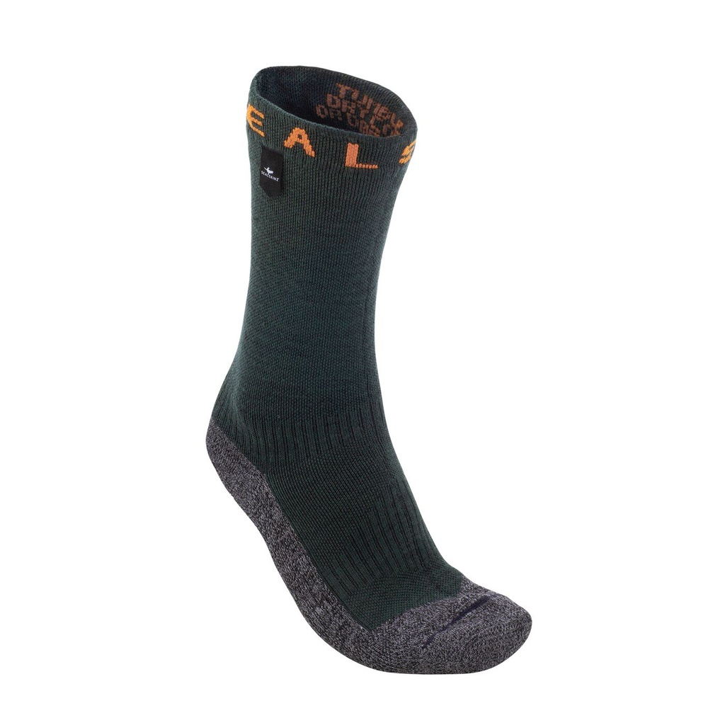 Sealskinz MID Socken Weich - oliv - XL