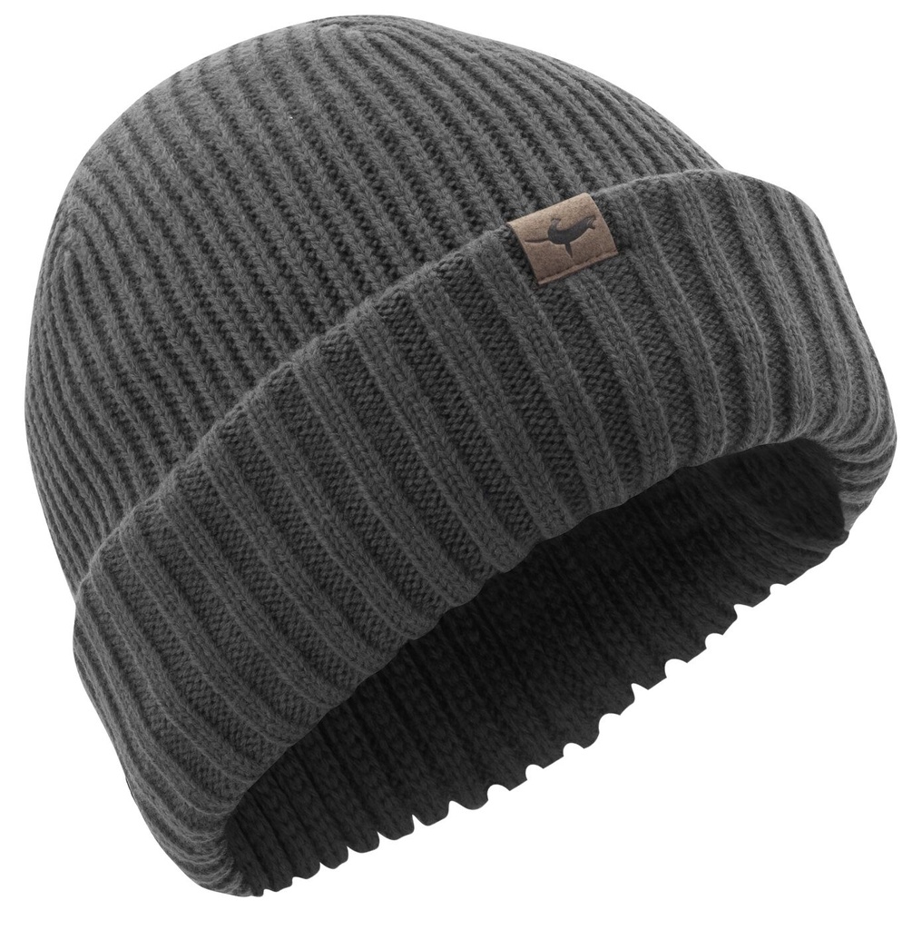 Sealskinz Wasserfeste Kaltwetter Rollmütze - grau - S/M