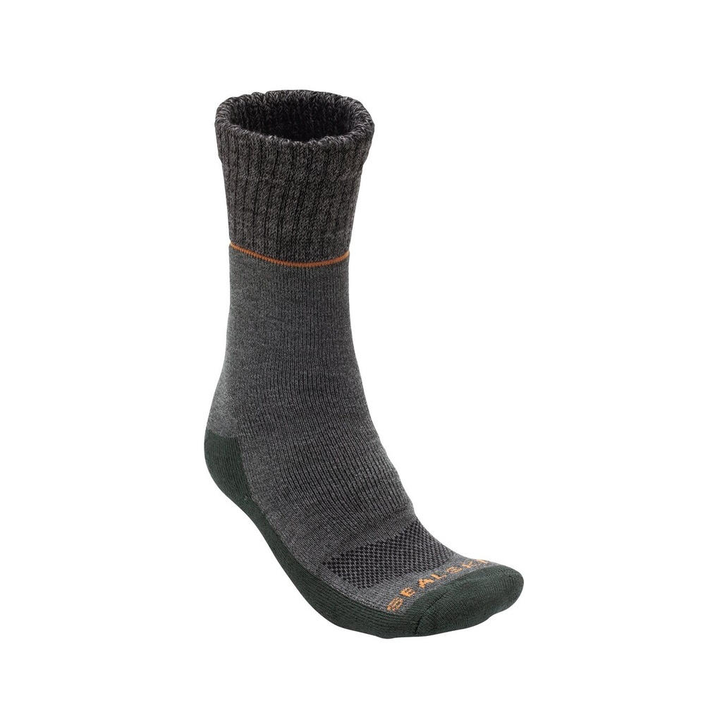 Sealskinz Solo Schnelltrocknende MID Socken Knielang - oliv - S