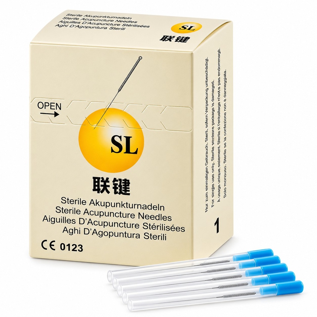 SL Akupunkturnadeln Silberwendel - 13mm - ⌀0.22mm