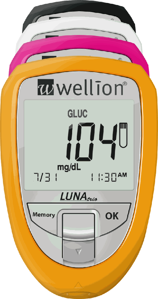 Wellion Luna Trio Blutzuckermessgerät SET mmol