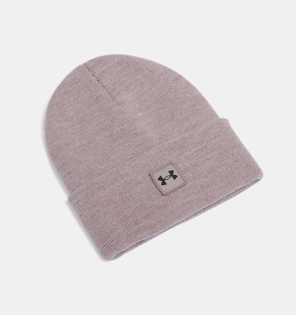 Under Armour Unisex-Mütze mit Umschlag Grau-Rosa melliert