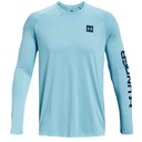 Under Armour Tech Print Fill Shirt - blau - M