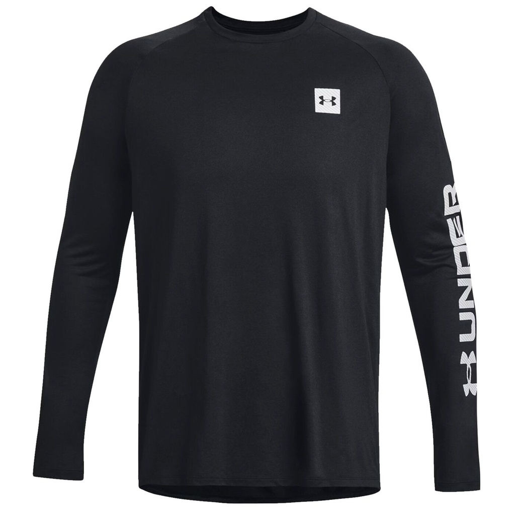 Under Armour Tech Print Fill Shirt - schwarz - XL