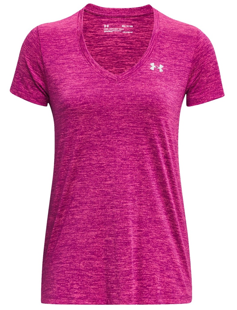 Under Armour Damen Tech Twist V-Neck T-Shirt - violett - L