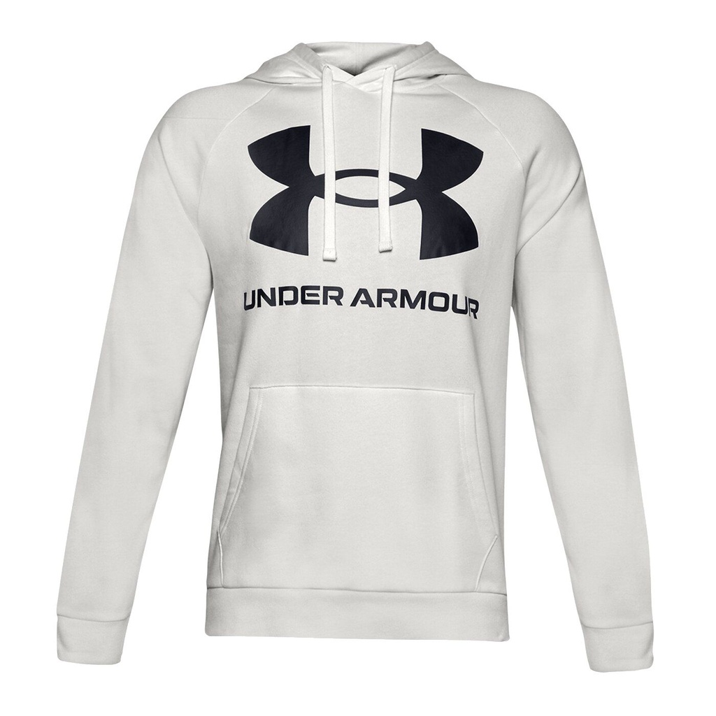 Under Armour Rival Fleece Big Logo Hoodie - hellgrau - XL