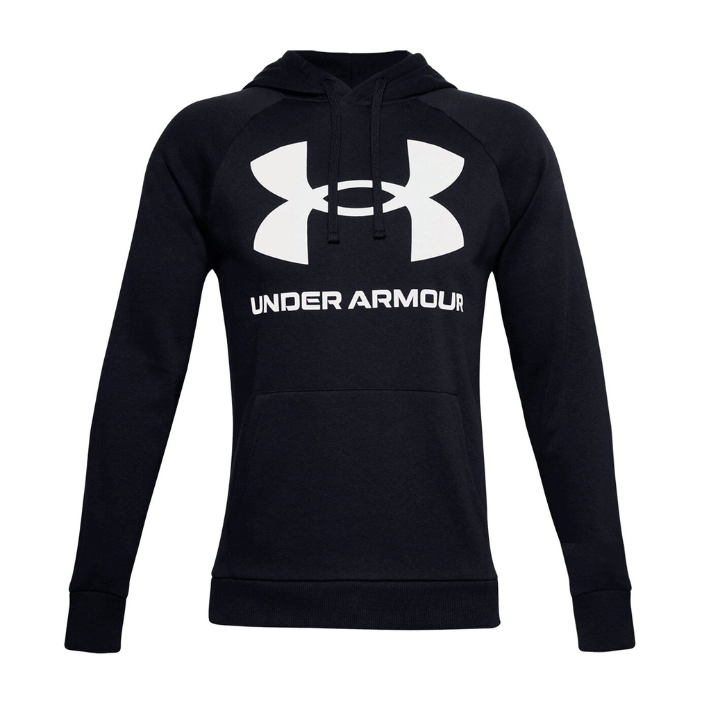 Under Armour Rival Fleece Big Logo Hoodie - schwarz - L