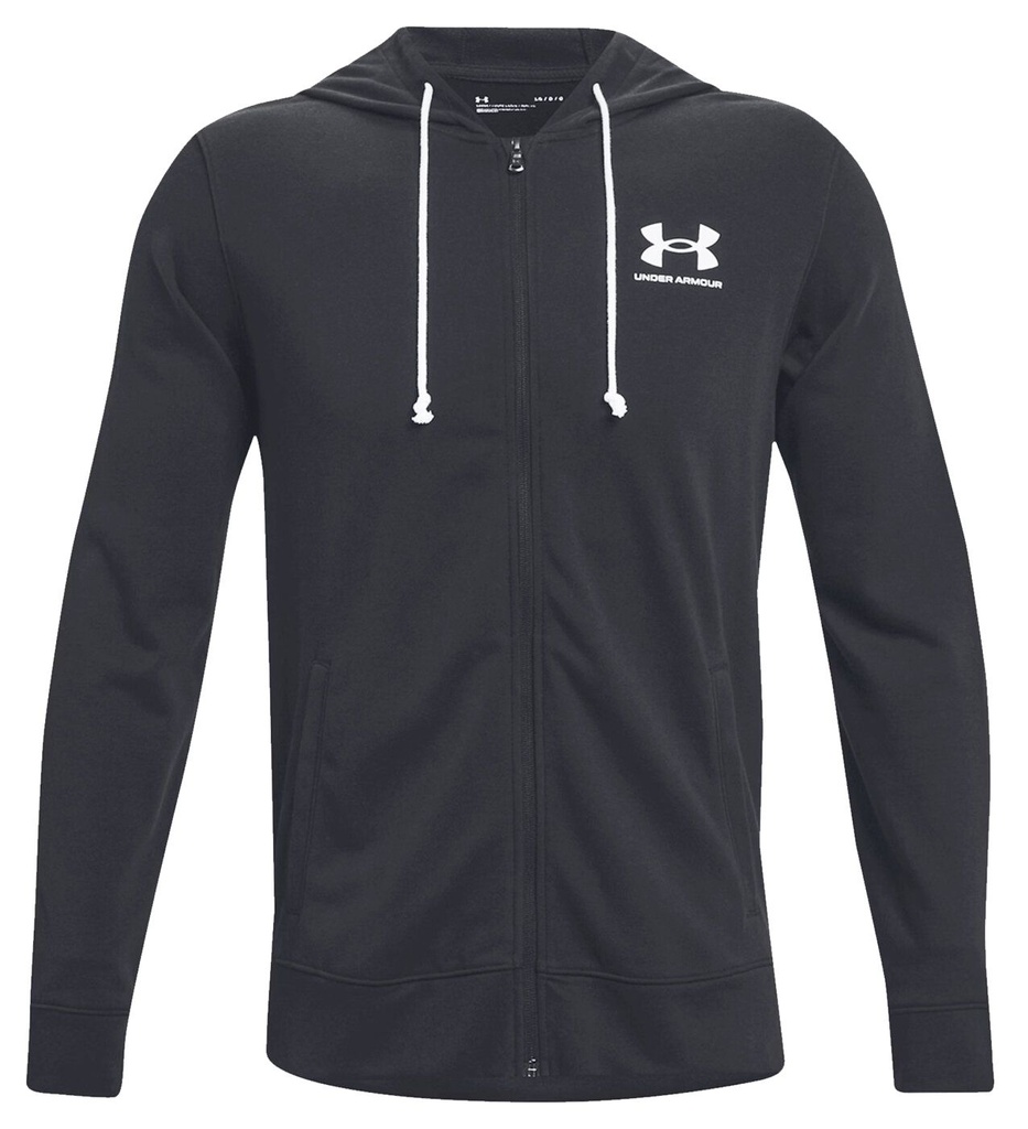 Under Armour Rival Terry Hoodie mit Zipper - schwarz - S