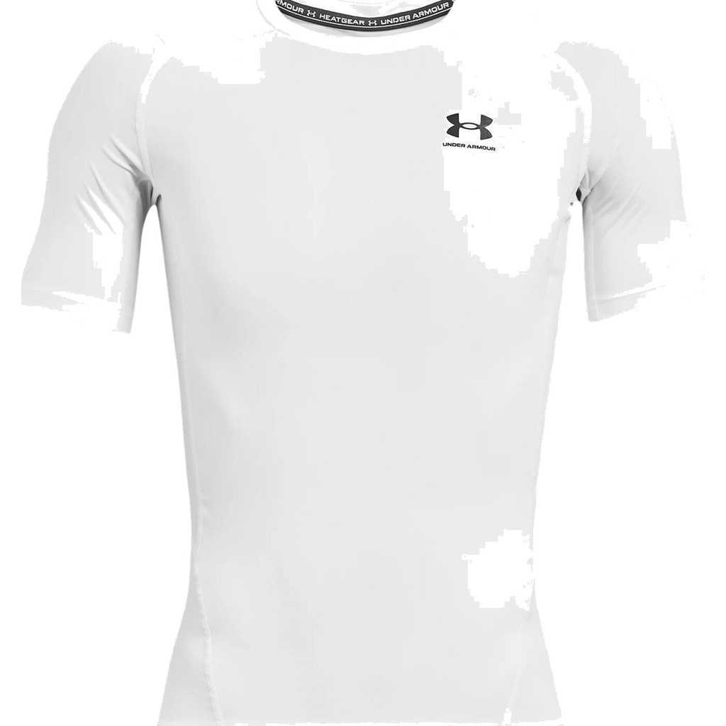 Under Armour HeatGear Kurzarm Oberteil - weiss - LG