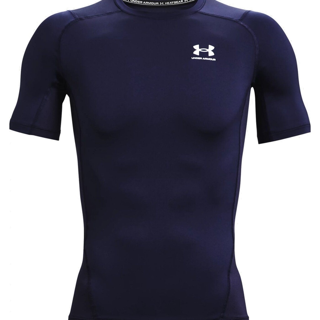 Under Armour HeatGear Kurzarm Oberteil - navyblau - XXL