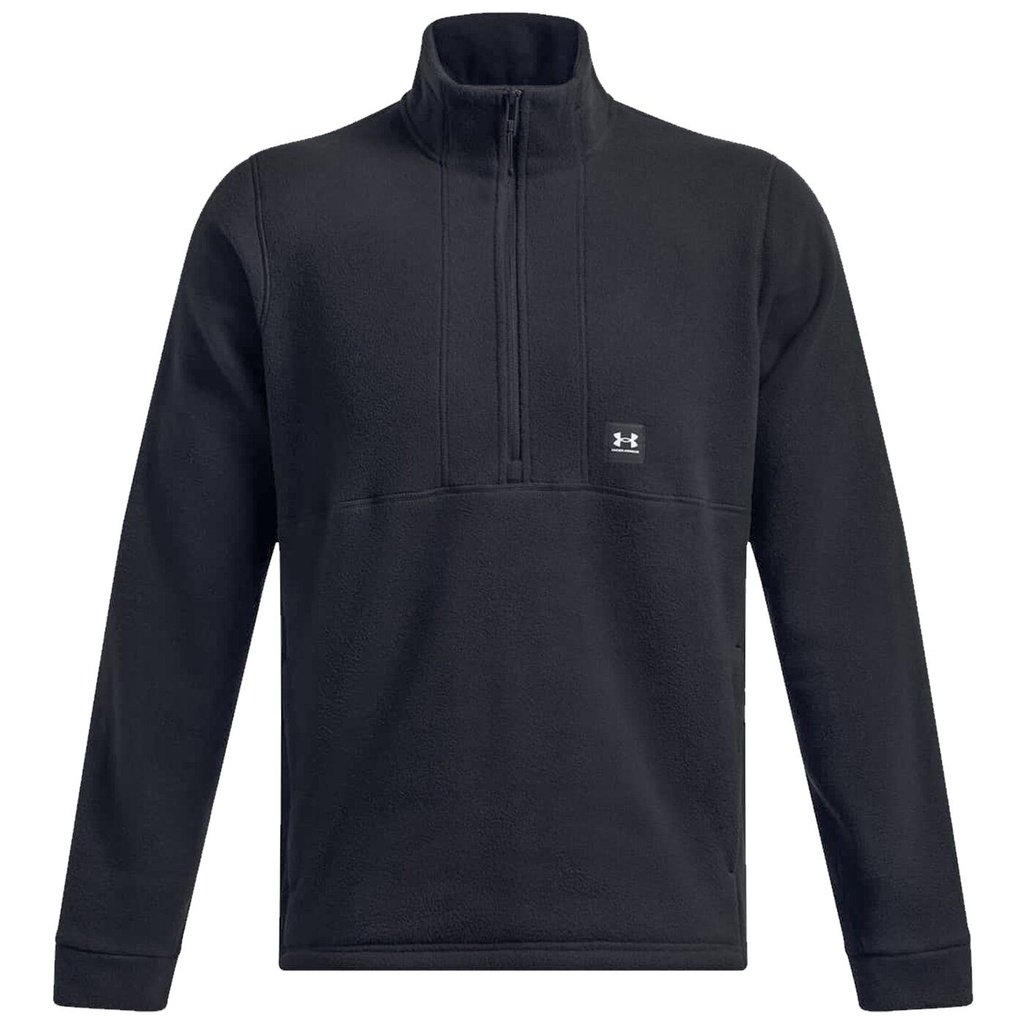 Under Armour Expanse Fleece Pullover mit Reissverschluss - schwarz - L