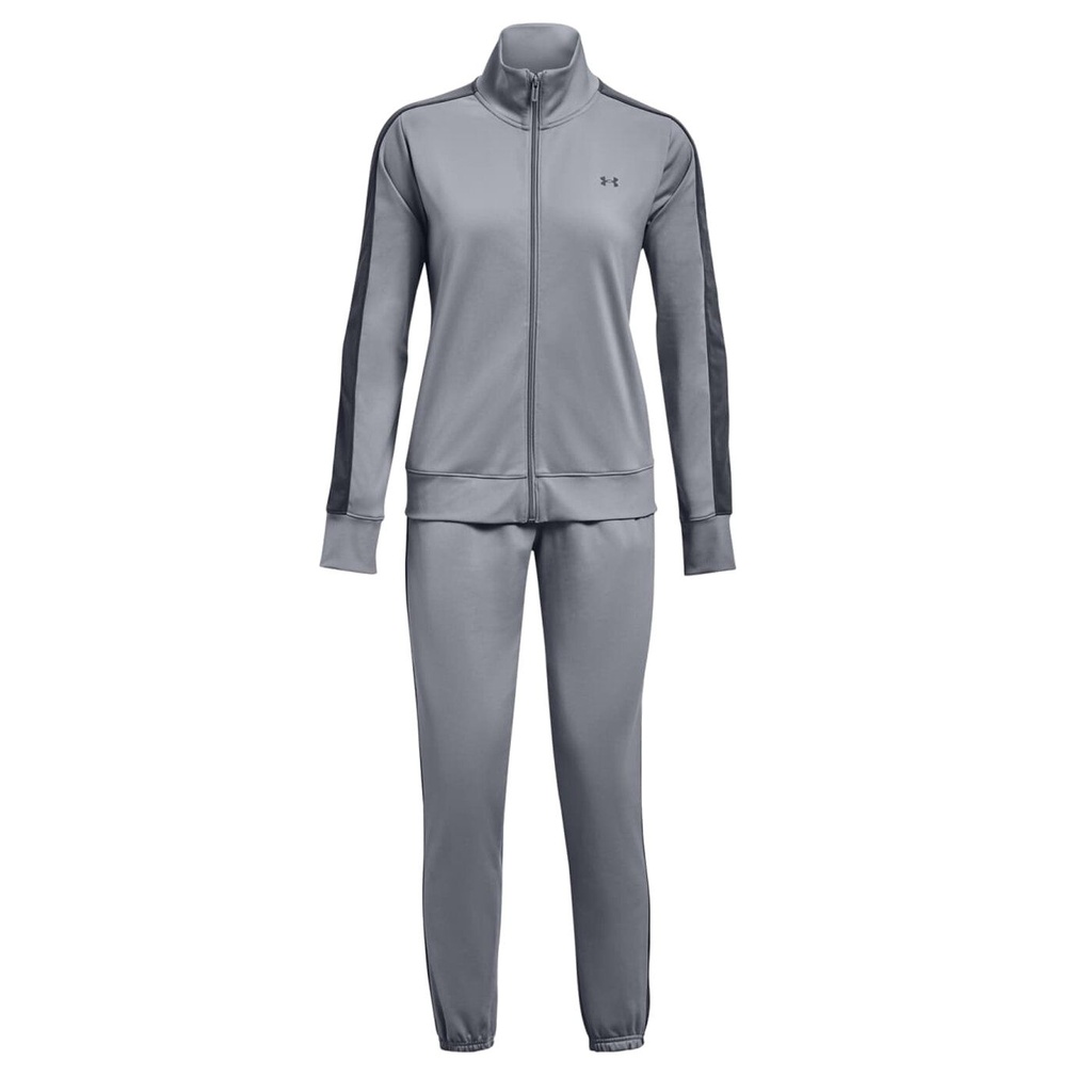 Under Armour Tricot Tracksuit Frauen Trainingsanzug - grau - XS