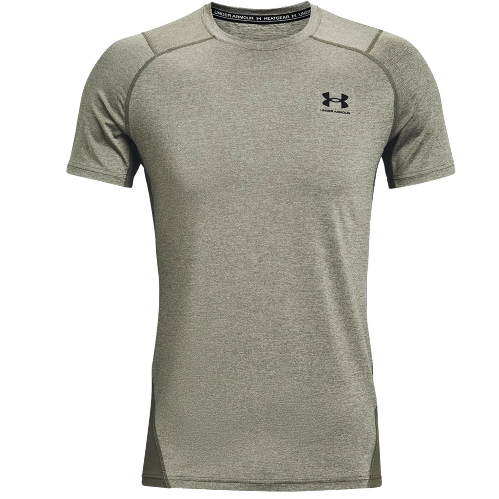 Under Armour Heatgear T-Shirt - oliv - XXL