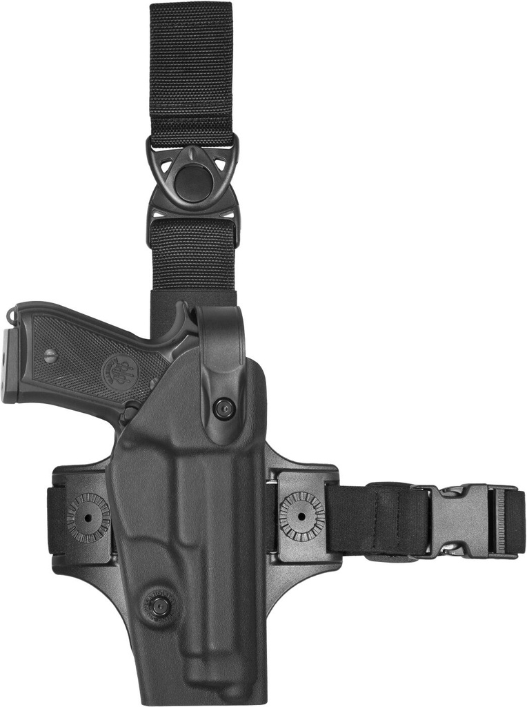 Vega Holster Oberschenkelholster Cavallery - schwarz - Revolver 3"