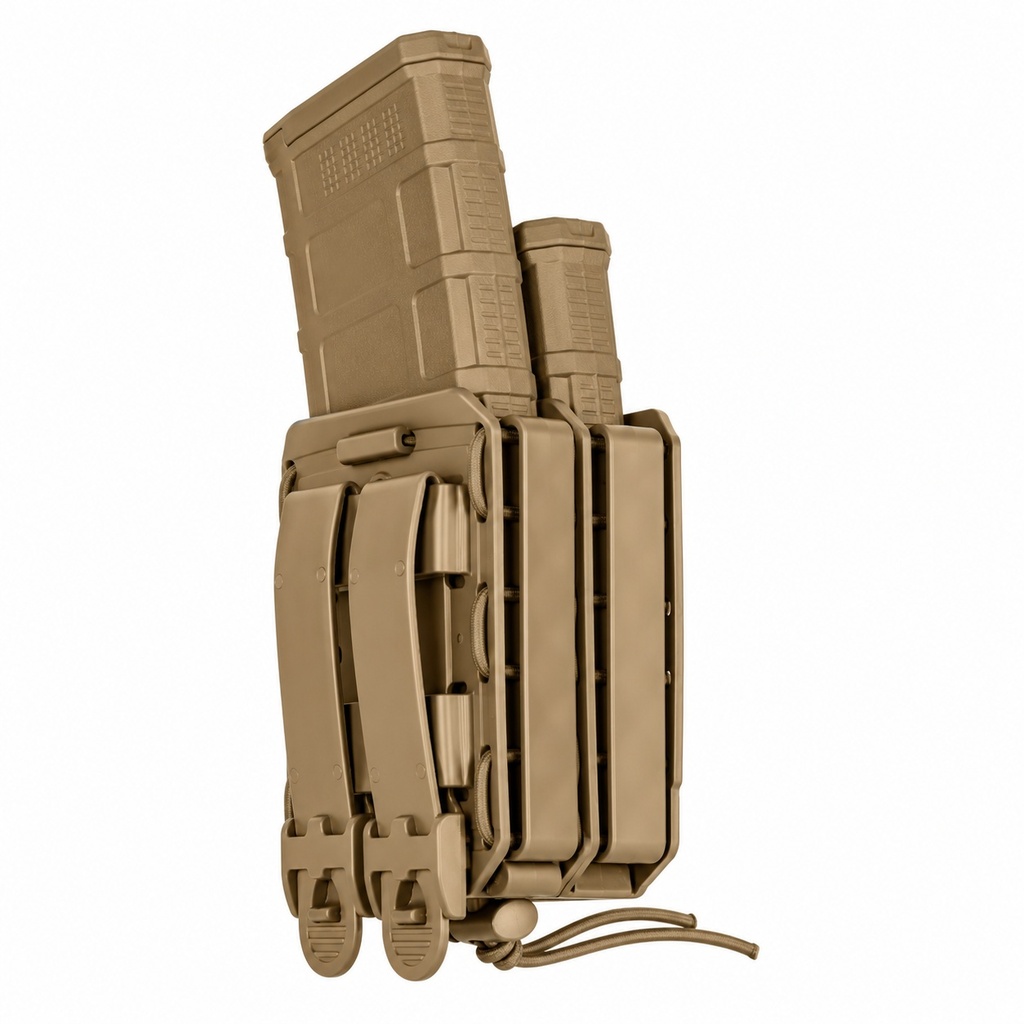 Vega Holster Rifle Doppel Magazintasche 5.56 - tan