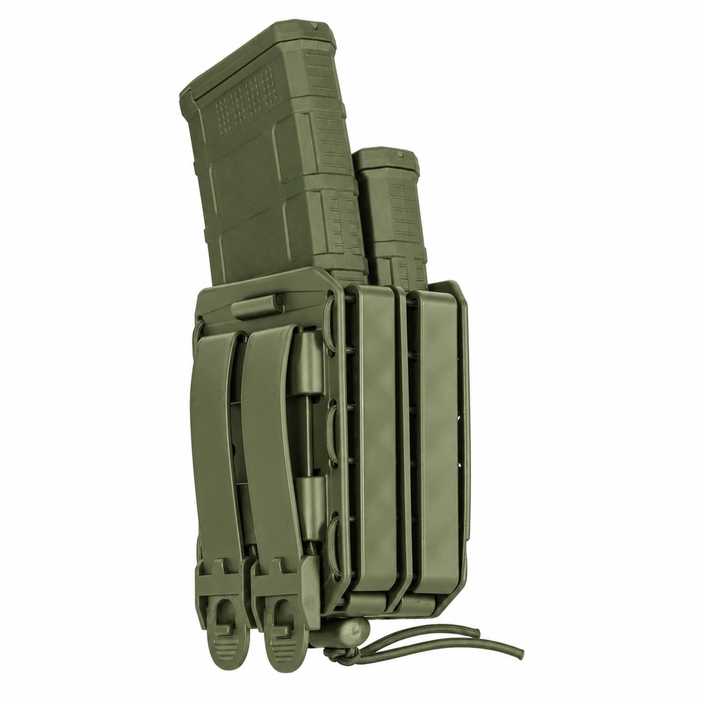 Vega Holster Rifle Doppel Magazintasche 5.56 - grün