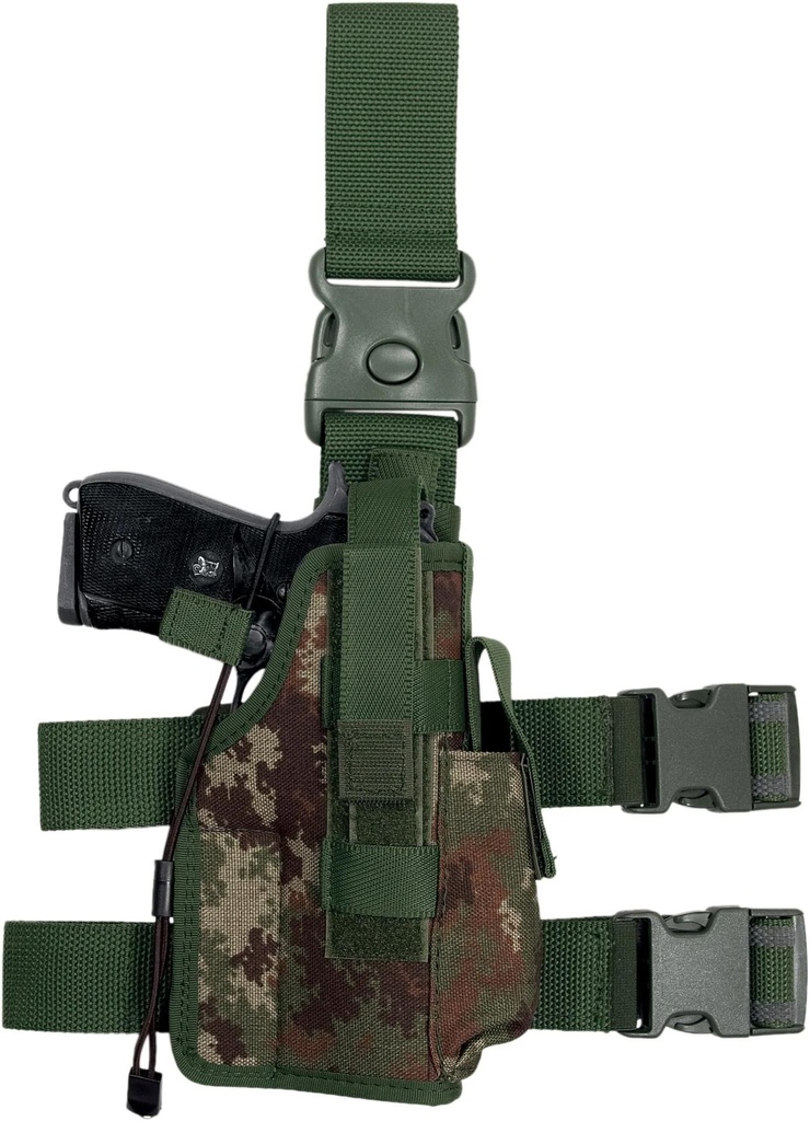 Vega Holster taktisches Oberschenkelholster aus Cordura L/Auto & L/Auto Compact - camouflage - Large Auto Compact