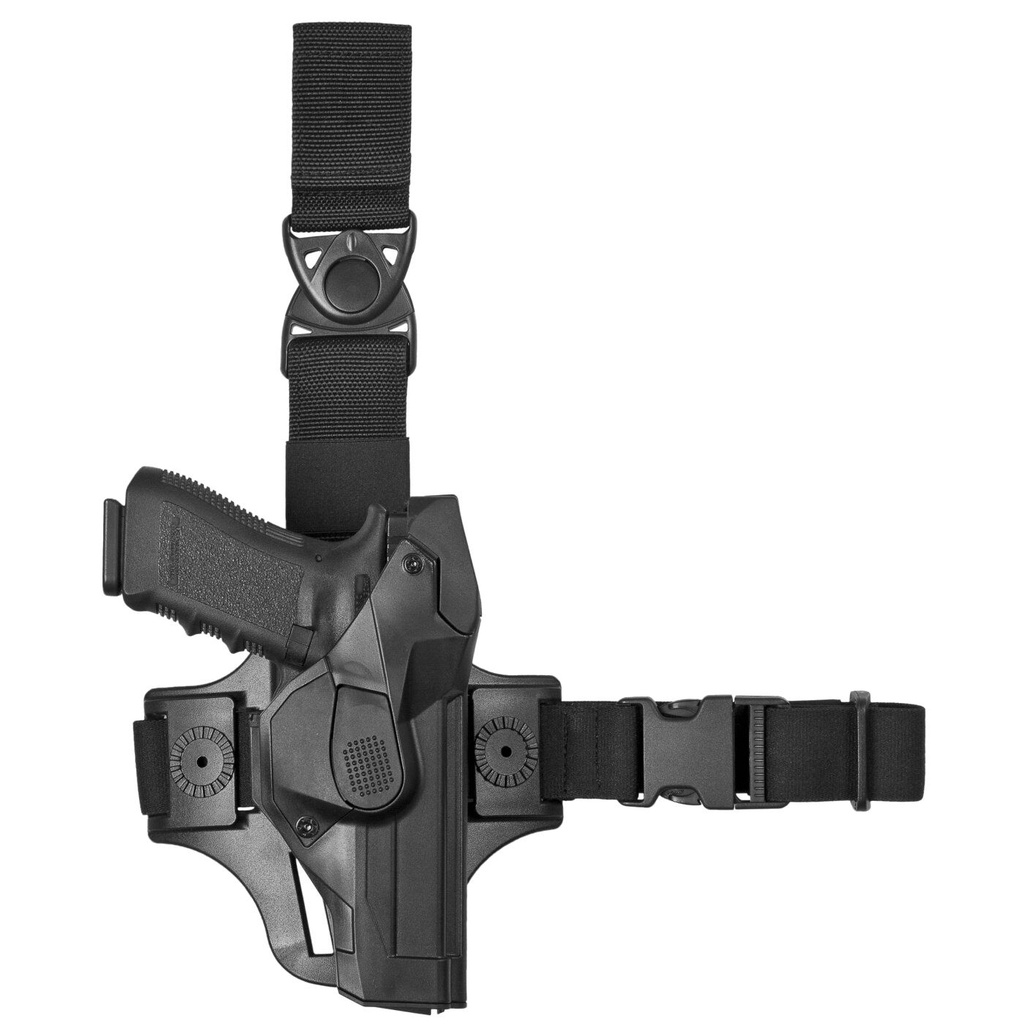 Vega Holster Oberschenkelholster Cama Compact Beretta, Glock, H&K - schwarz - Beretta PX4