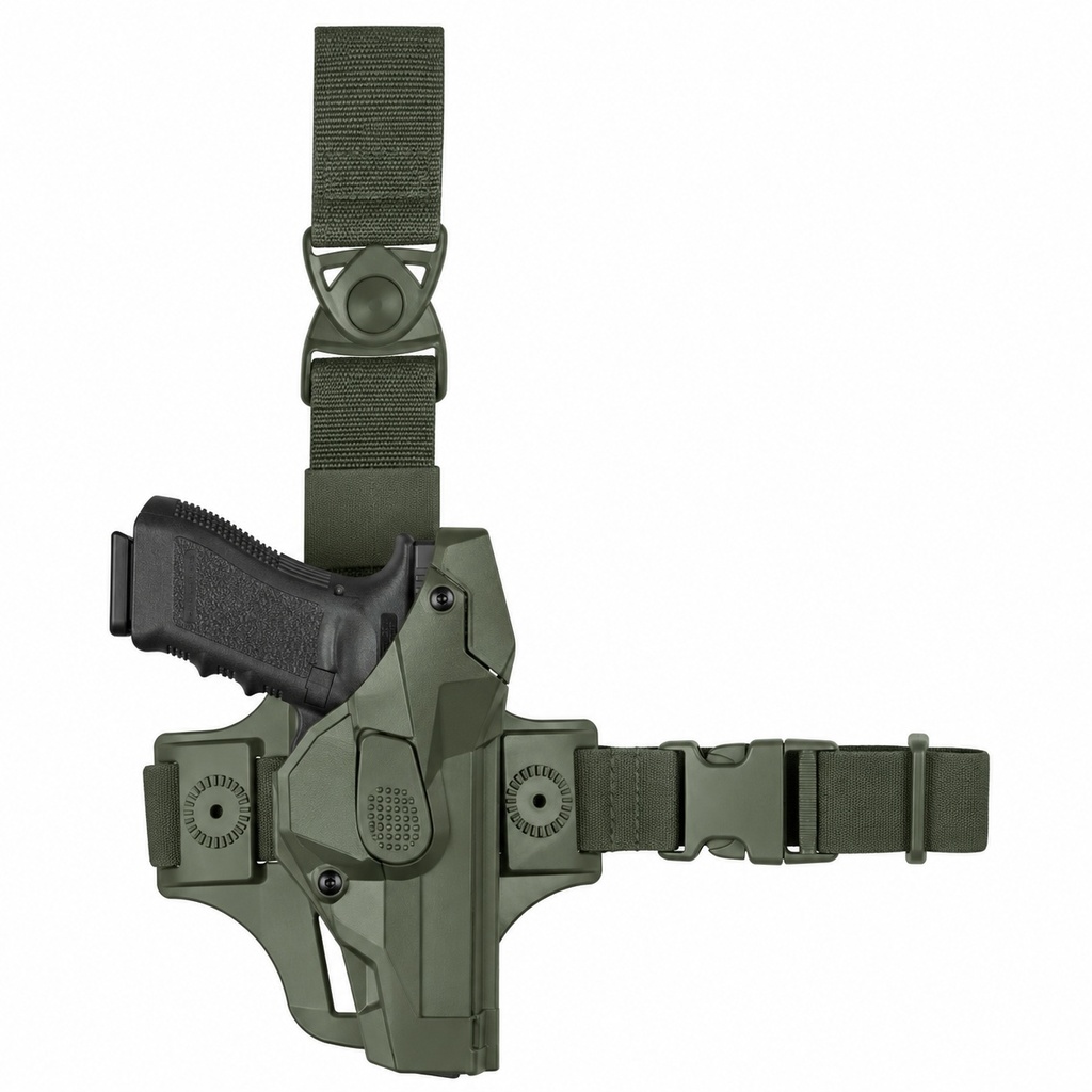 Vega Holster Oberschenkelholster Cama Compact Beretta, Glock, H&K - grün - Beretta APX