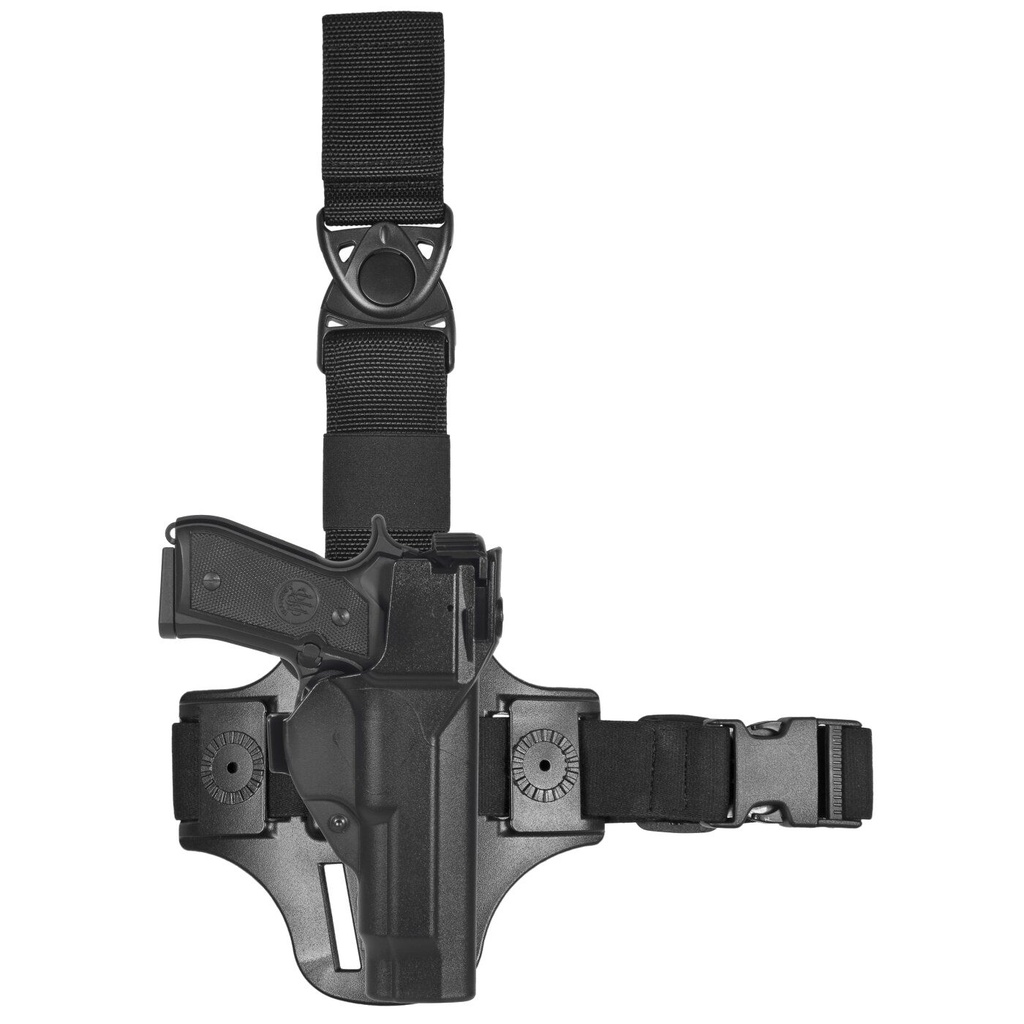 Vega Holster Oberschenkelholster Shockwave Compact Beretta, Sig Sauer, Glock, H&K - schwarz - H&K USP