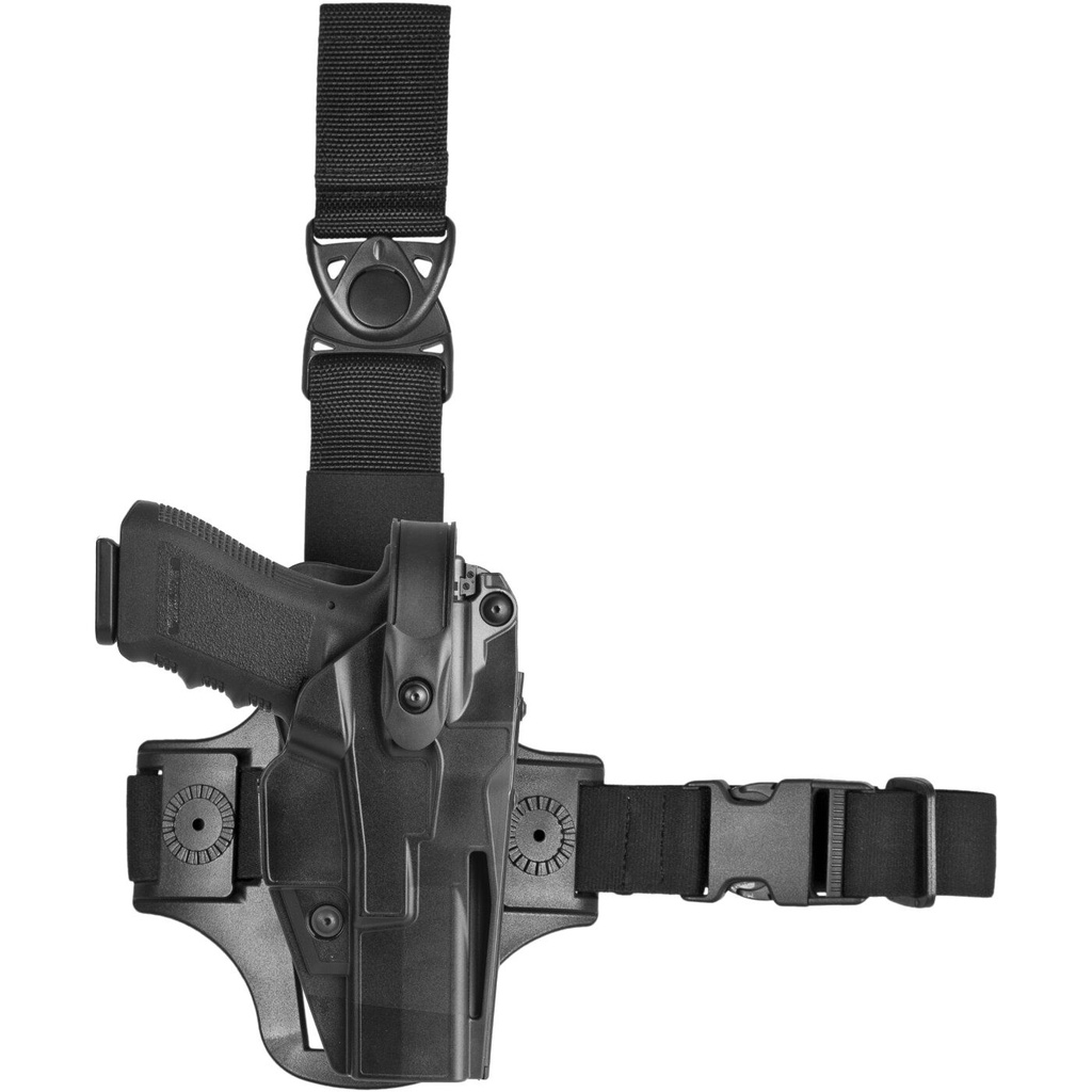 Vega Holster Oberschenkelholster Ace Compact Glock, H&K, Sig Sauer - schwarz - Sig Sauer P320 Compact