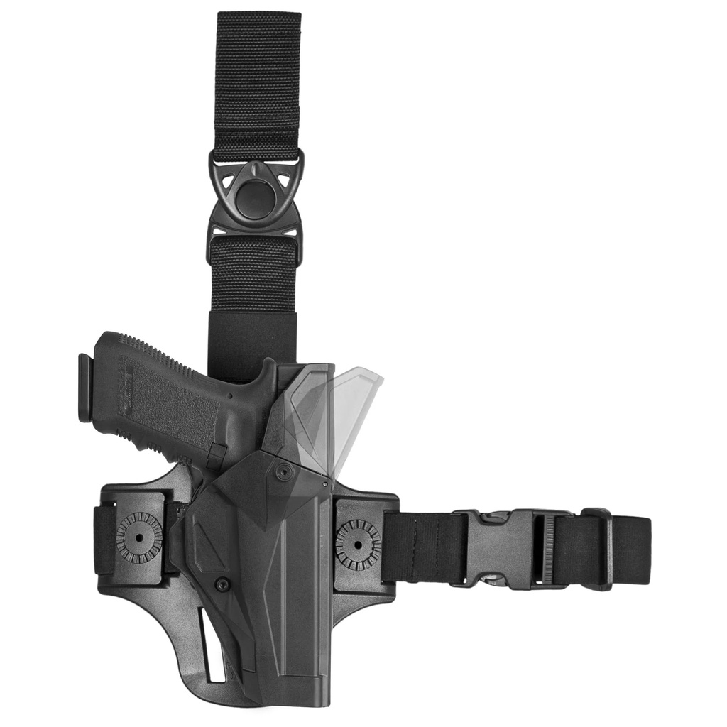 Vega Holster Oberschenkelholster Cama X Compact Glock & Sig Sauer - schwarz - Sig Sauer P320 Full, M17